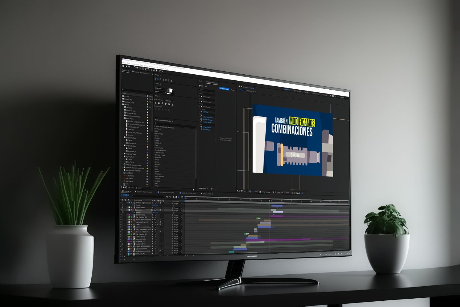 After-effects pantalla