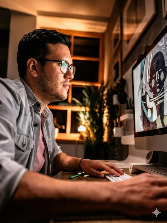 Josue Sampedro Diseñador Gráfico - Escritorio